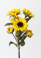 Load image into Gallery viewer, Yellow Fake Sunflower Fall Flowers - 32"
