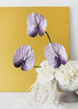 Load image into Gallery viewer, Lavender Cream Fake Anthurium Large Flower - 27"