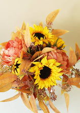 Load image into Gallery viewer, Yellow Fake Sunflower Fall Flowers - 32"