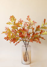 Load image into Gallery viewer, Glass Flower Vase in Iridescent Amber - 12.5" Tall