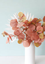 Load image into Gallery viewer, Mauve Pink Fake Eucalyptus Bush - 18"