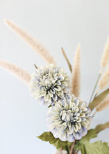 Load image into Gallery viewer, Antique Light Teal Fake Dahlia Flower