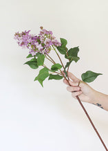 Load image into Gallery viewer, Lavender Purple Faux Lilac Flowers - 35"
