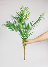 Load image into Gallery viewer, Indoor/Outdoor Fake Plastic Palm Leaf Plant - 35"