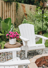 Load image into Gallery viewer, Kendall Ceramic Flower Pot in White - 6.75" Tall x 7" Wide