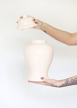Load image into Gallery viewer, Blush Pink Ginger Jar - 13.5" Tall