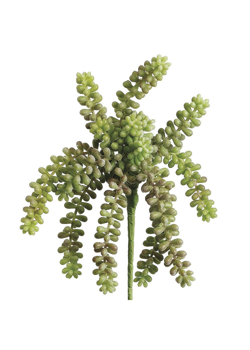 fake donkey tail succulent Soft Plastic Hanging Donkey Tail Sedum Pick