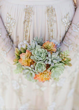 Load image into Gallery viewer, Artificial Succulent Bouquet Pick in Green Gray - 4" Wide