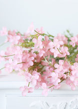 Load image into Gallery viewer, Pink Forget-Me-Not Fake Spring Flowers Bush