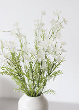 Load image into Gallery viewer, White Artificial Forget-Me-Not Flowers Bush