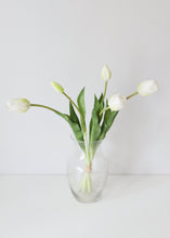 Load image into Gallery viewer, Artificial Real Touch Bundle of Cream Tulips - 18" Tall