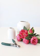 Load image into Gallery viewer, Fuchsia Pink Real Touch Fake Peony Bundle