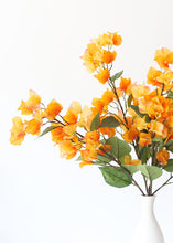 Load image into Gallery viewer, Artificial Bougainvillea in Orange Pink 34"