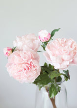 Load image into Gallery viewer, Pink Realistic Faux Peony Flower