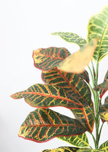 Load image into Gallery viewer, Tropical Croton Fake Plant in Yellow Orange - 26"