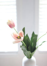 Load image into Gallery viewer, Pink Artificial Fake Dutch Tulip Flower