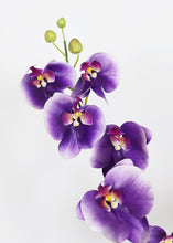 Load image into Gallery viewer, Purple Real Touch Phalaenopsis Orchid Flowers - 47"