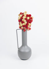 Load image into Gallery viewer, Mini Globe Amaranth Dried Flower Bouquet in Red Cream - 10" Tall