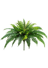 Load image into Gallery viewer, Artificial Boston Fern Bush - 23" Tall