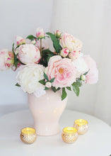 Load image into Gallery viewer, Faux Peony Flower in Cream Blush
