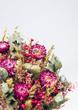 Load image into Gallery viewer, Pink Strawflower Dried Flowers Bouquet - 20" Tall
