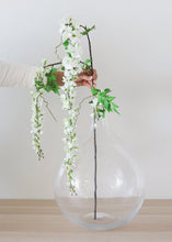 Load image into Gallery viewer, Wisteria Flowers in White - 69"