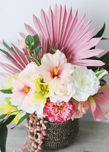 Load image into Gallery viewer, Hibiscus Silk Flower Spray in Light Pink - 31" Tall x 5" Blooms
