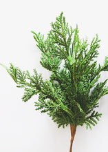 Load image into Gallery viewer, Artificial Natural Touch Cedar Pine Pick - 10" Tall
