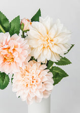 Load image into Gallery viewer, Blush Garden Dahlia Silk Flower