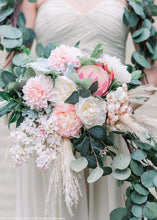 Load image into Gallery viewer, Blush Garden Dahlia Silk Flower