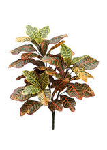 Load image into Gallery viewer, Tropical Croton Fake Plant in Yellow Orange - 26"