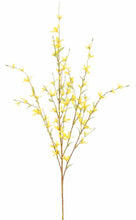 Load image into Gallery viewer, Artificial Forsythia Branch in Yellow - 55"
