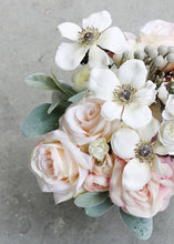 Load image into Gallery viewer, Artificial Rose Stem in Pastel Peach Pink - 24" Tall