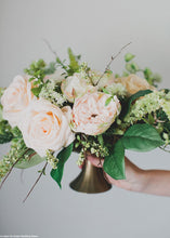Load image into Gallery viewer, Artificial Rose Stem in Pastel Peach Pink - 24" Tall