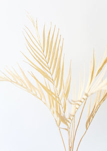 Artificial Areca Palm Leaf Plant in Beige - 29" Tall