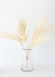 Artificial Areca Palm Leaf Plant in Beige - 29" Tall