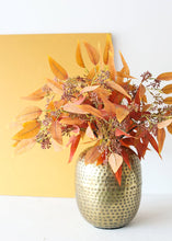 Load image into Gallery viewer, Fake Fall Terracotta Seeded Eucalyptus Leaves - 23"
