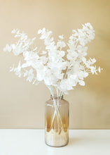 Load image into Gallery viewer, SALE - White Fake Spiral Eucalyptus Leaf Branch - 37"
