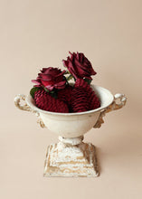 Load image into Gallery viewer, Pack of 9 Burgundy Red Pine Cones - 3.5" Long
