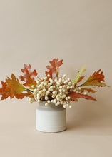 Load image into Gallery viewer, Brown and Beige Ceramic Flower Crock - 4.25"
