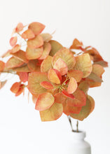 Load image into Gallery viewer, Fake Smoke Tree Leaves in Terra Cotta Orange - 28"
