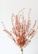 Load image into Gallery viewer, Fake Wildflower Bush in Fall Rust Orange Red - 20"

