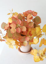 Load image into Gallery viewer, Fake Smoke Tree Leaves in Terra Cotta Orange - 28"
