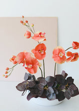 Load image into Gallery viewer, Eggplant Plum Fake Cotinus Smoketree Fall Leaves - 28"
