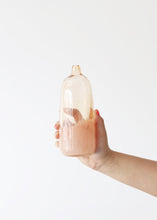 Load image into Gallery viewer, Lola Glass Floral Bud Vase in Ombre Coral - 8" Tall
