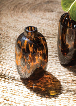 Load image into Gallery viewer, Leopard Animal Print Glass Bud Vase - 6.25&quot; Tall
