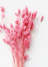 Load image into Gallery viewer, Dark Pink Mini Dried Bunny Tail
