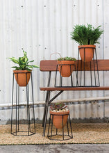 Load image into Gallery viewer, Terracotta Floor Plant Stand - 24.75"

