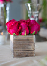 Load image into Gallery viewer, SPECIAL Whitewashed Wood Planter Box - 6"
