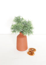 Load image into Gallery viewer, Ceramic Bud Floral Vase in Terracotta Orange - 5" Tall
